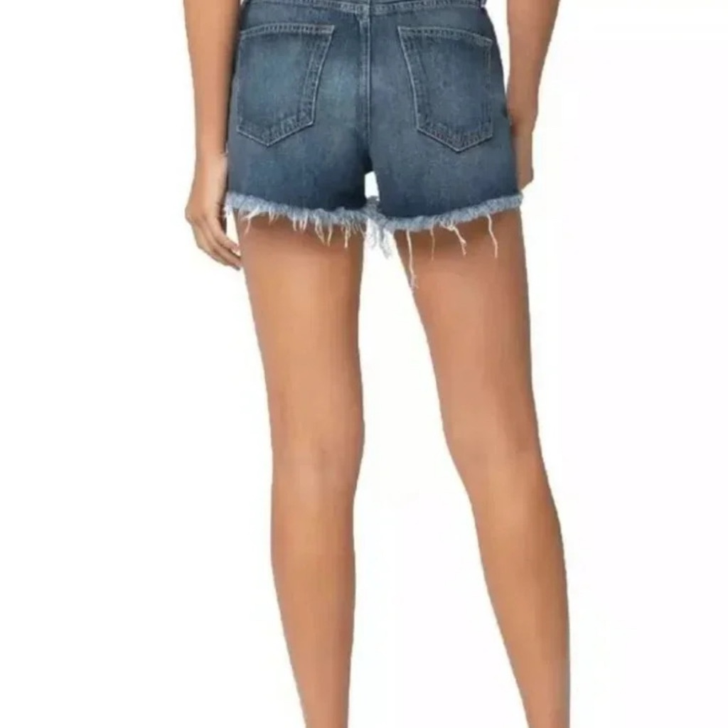 Joe's Jeans Classic Blue Frayed Denim Shorts